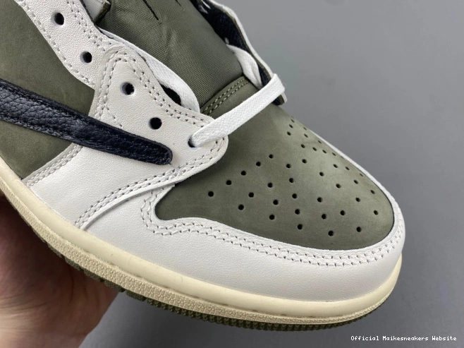 Official Maikesneakers 1 LOW DM7866-200 X JORDAN MEDIUM OG SCOTT TRAVIS OLIVE AIR 0716